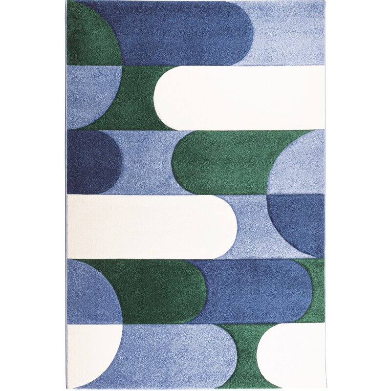 Dywan MULTIDECOR Bond bloki 80 x 150 cm Wielokolorowy