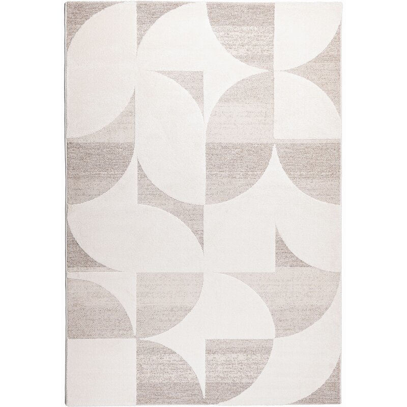 Dywan wewnętrzny MULTIDECOR Elio Geometryczny 508410 160 x 230 cm Szaro-kremowy