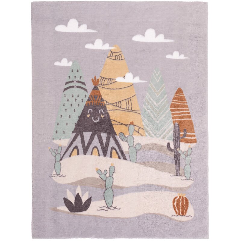 Dywan wewnętrzny MULTIDECOR Maximo Kids 508746 120 x 160 cm Szary
