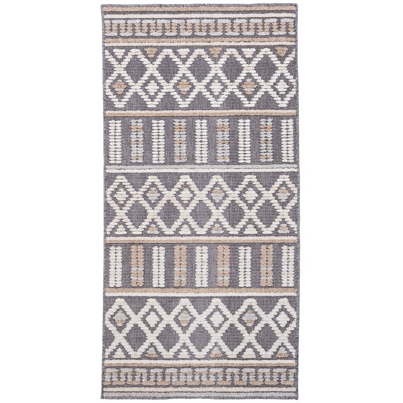 Dywan MULTIDECOR Nepal 120 x 180 cm Geometria Antracyt