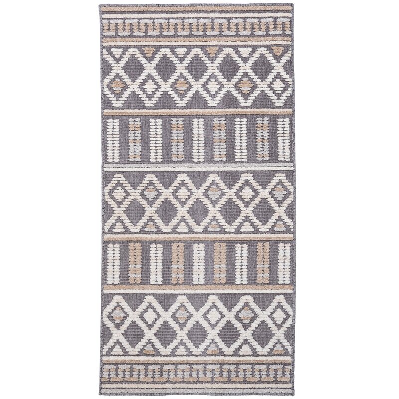 Dywan MULTIDECOR Nepal 200 x 280 cm Geometria Antracyt