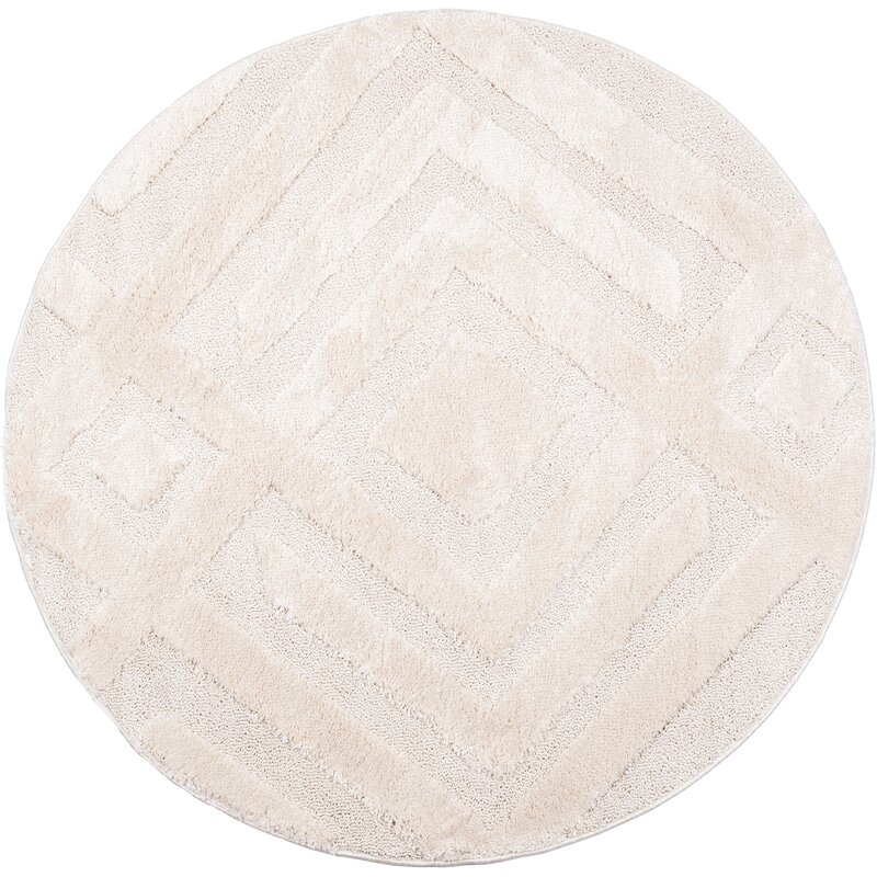 Dywan MULTIDECOR Pisa 507907 160 x 160 cm Kremowy