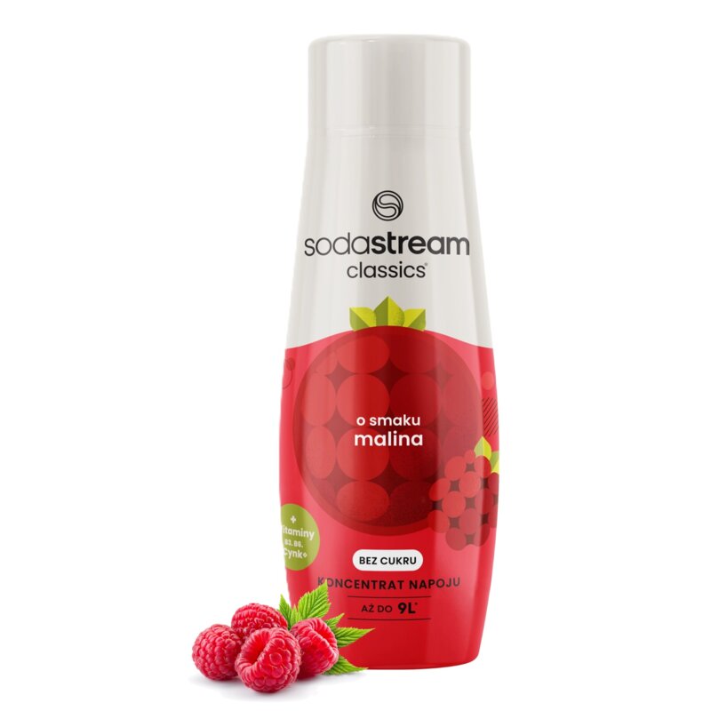 Syrop do saturatorów SODASTREAM Malina 440 ml bez cukru