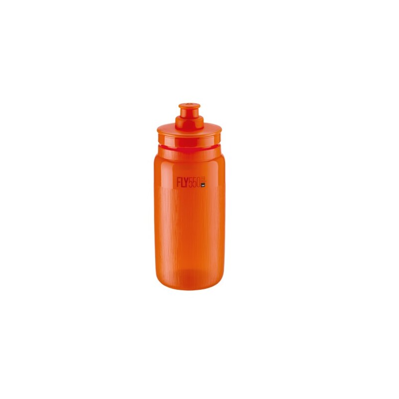 Bidon ELITE Fly Tex 550 ml Przezroczysto-pomarańczowy