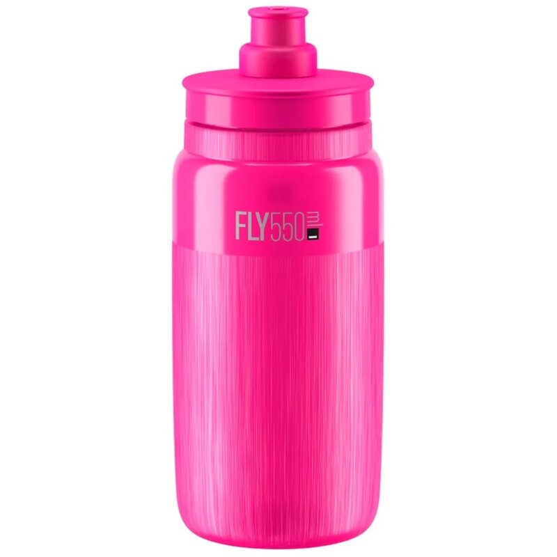Bidon ELITE Fly Tex 550 ml Przezroczysto-różowy