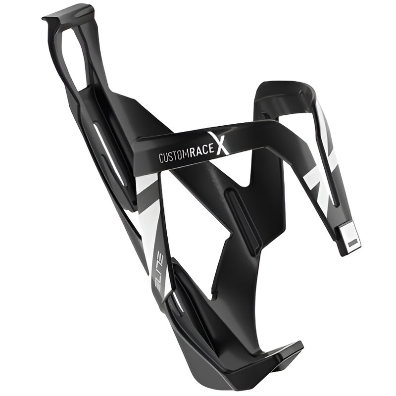 Koszyk na bidon ELITE Custom Race X Czarno-biały