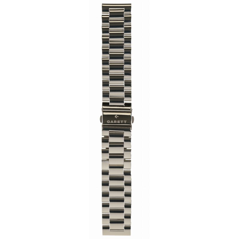 Garett stalowy 22mm V Srebrny