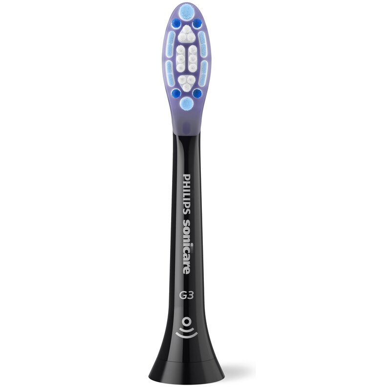 Oryginalne końcówki Philips Sonicare G3 HX9054/88 Miękkie włókna (4 szt. zapas na rok) (Zdrowsze dziąsła)