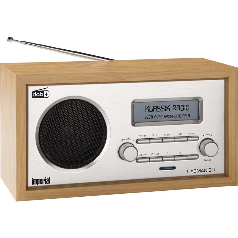 Imperial DABMAN 30 Radio FM DAB Drewno Brązowy
