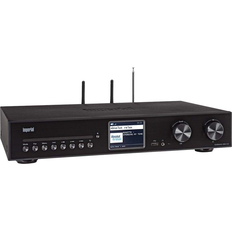 Imperial DABMAN i560 Radio FM DAB+ Internetowe Wi-Fi Bluetooth Czarny