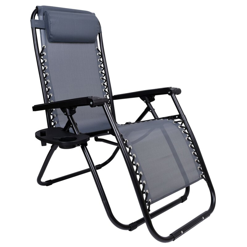 Leżak ogrodowy EHOKERY Orion Zero Gravity Szary