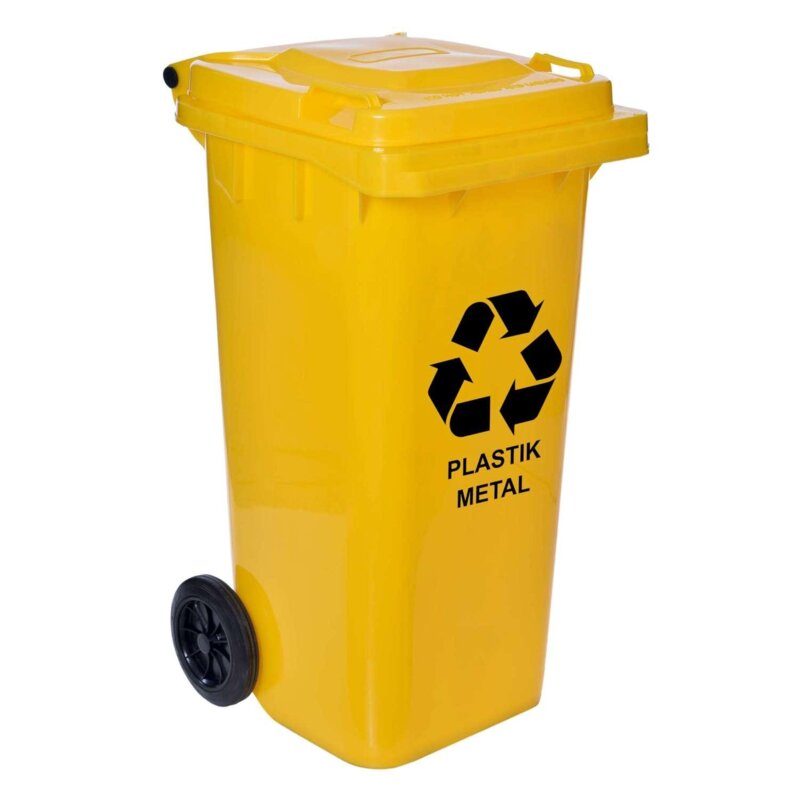 Pojemnik gospodarczy GOCKOWIAK 120 L Żółty
