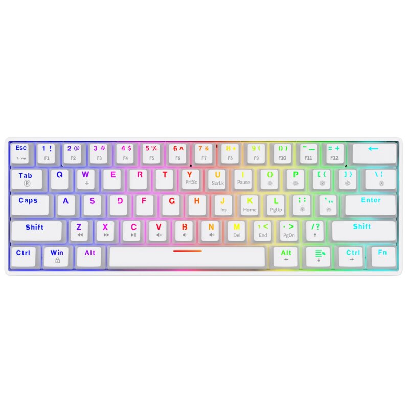 Klawiatura SAVIO Whiteout X2 Outemu Peach Silent Hot Swap