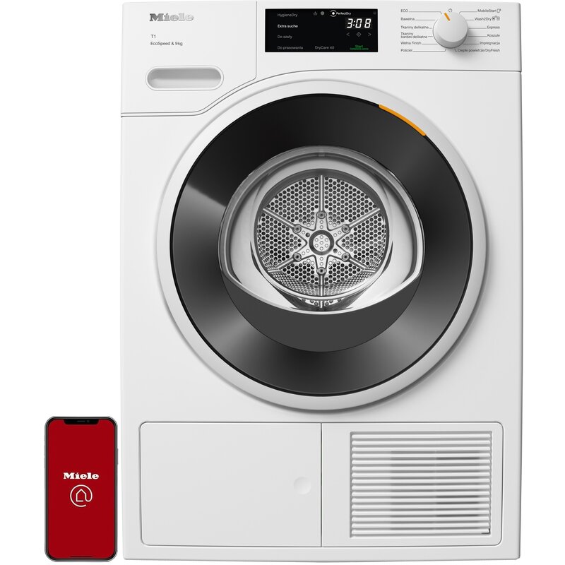 Miele TWD640WP 64,3cm 9kg Zdalne sterowanie