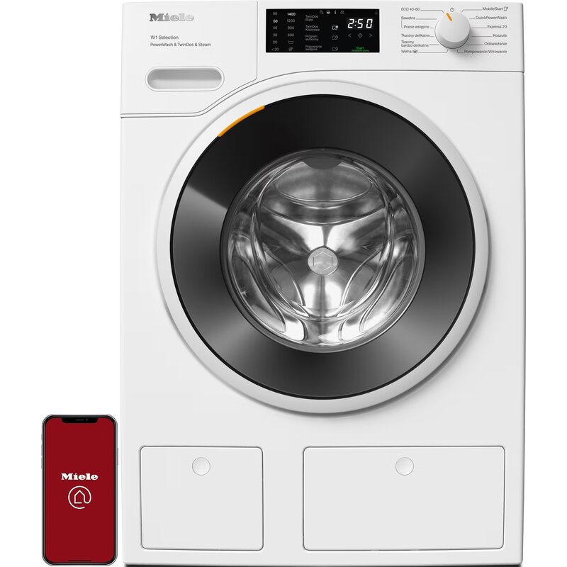 Pralka MIELE W1 WSG883 WCS 9kg 1400 obr TwinDos SteamCare AutoDos