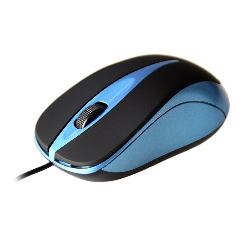 Mysz MEDIA-TECH Plano Czarno-niebieski