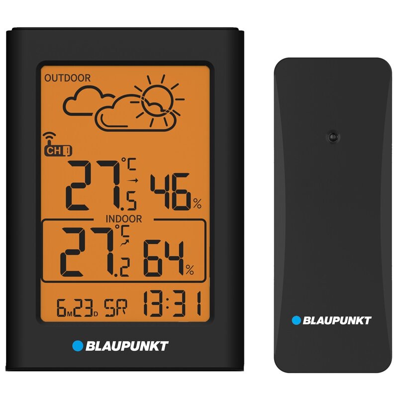 Stacja pogodowa Blaupunkt WS15BK czarna