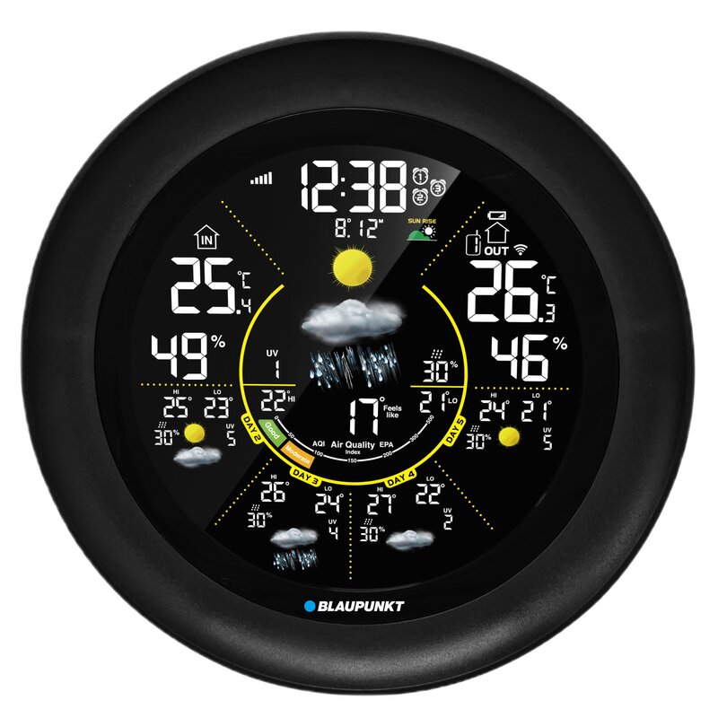 Stacja pogodowa Blaupunkt WS65BK APP czarna