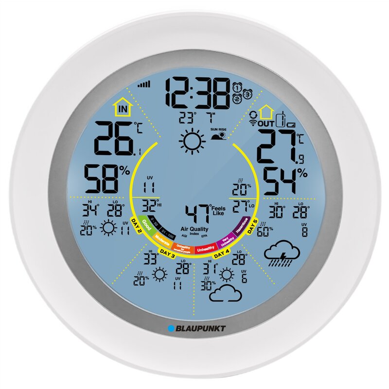 Stacja pogodowa Blaupunkt WS60WH APP biała
