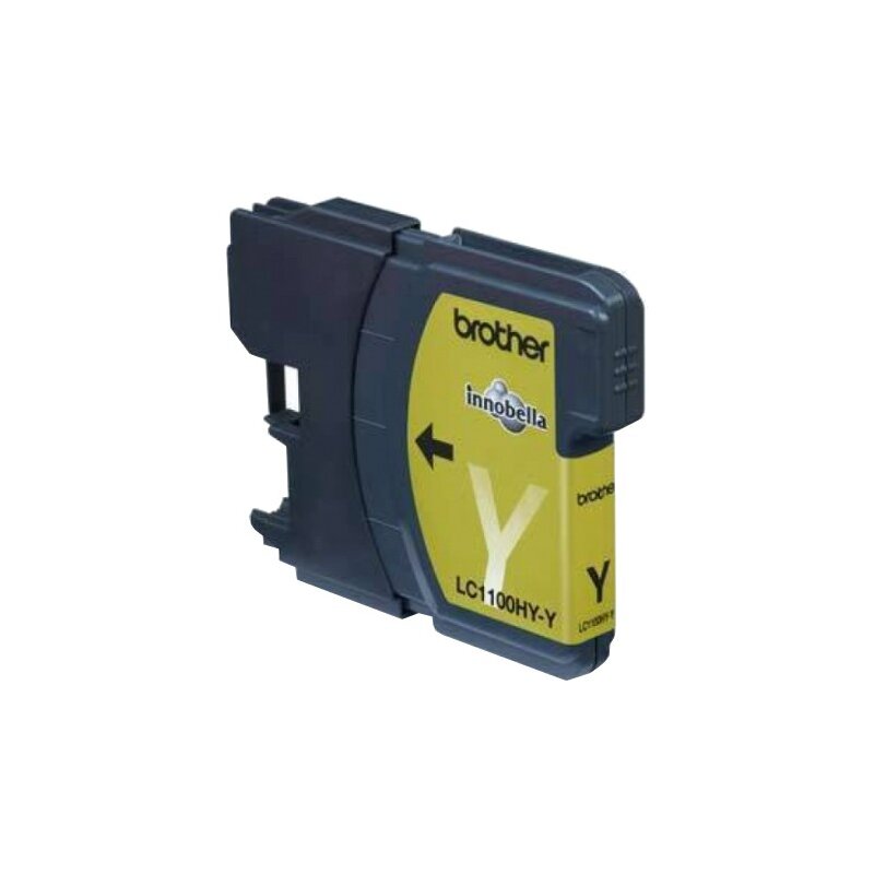 Tusz BROTHER Żółty 10.1 ml LC-1100HYY