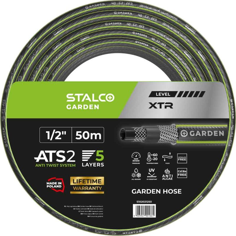 Wąż ogrodowy STALCO GARDEN Ats Xtr 1/2" 50 m S102021250