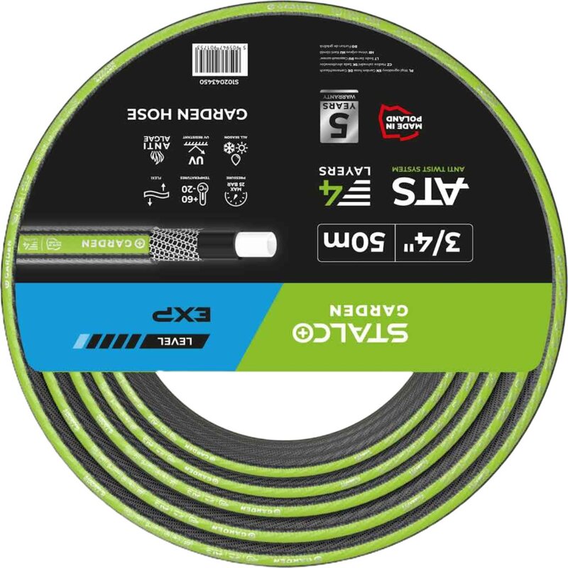 Wąż ogrodowy STALCO GARDEN Ats Exp 3/4" 50 m S102043450