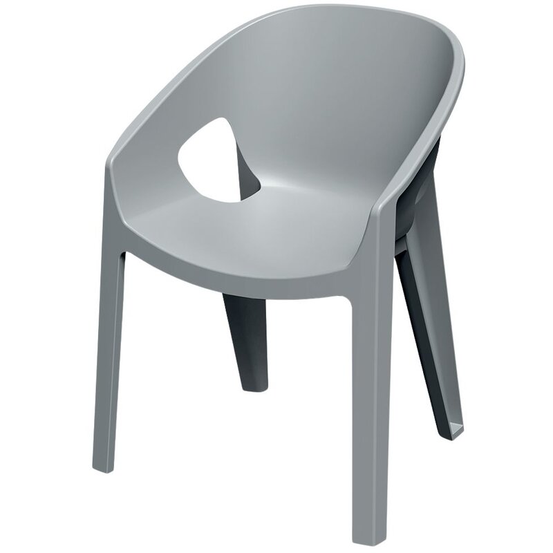 Krzesło ogrodowe FERNE Premo FPRK658 Szary