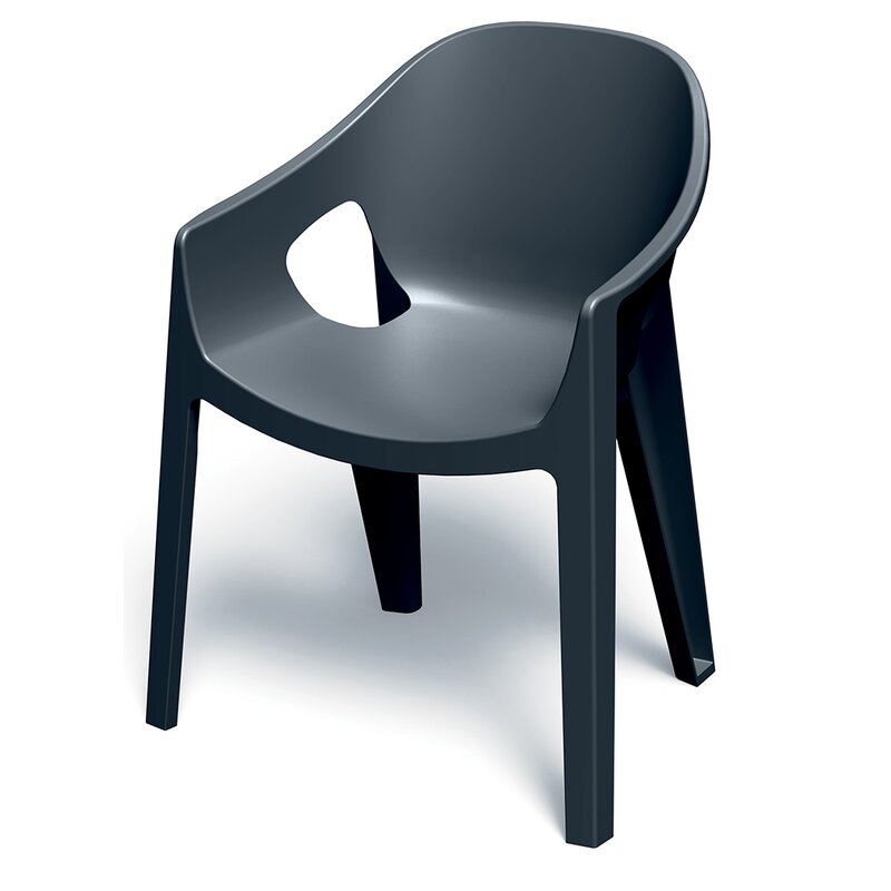 Krzesło ogrodowe FERNE Premo FPRK758 Czarny