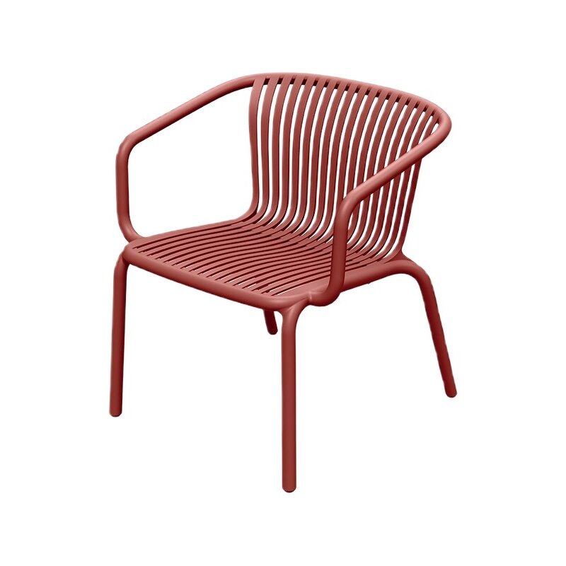 Krzesło ogrodowe FERNE Brene FBRK767-3517U Czerwony