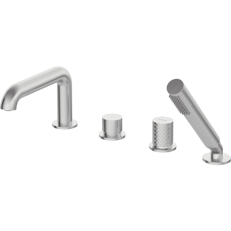 Bateria wannowa natynkowa DEANTE Silia Hexa BHS F14M Stal szczotkowana