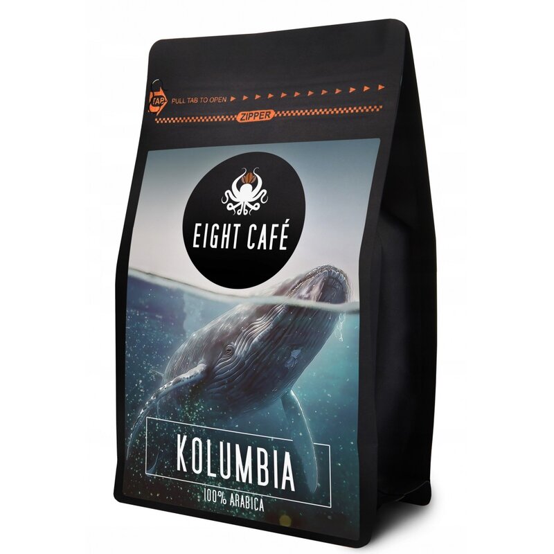 Kawa ziarnista EIGHT CAFE Kolumbia Arabica 0.5 kg (Rzemieślnicza)
