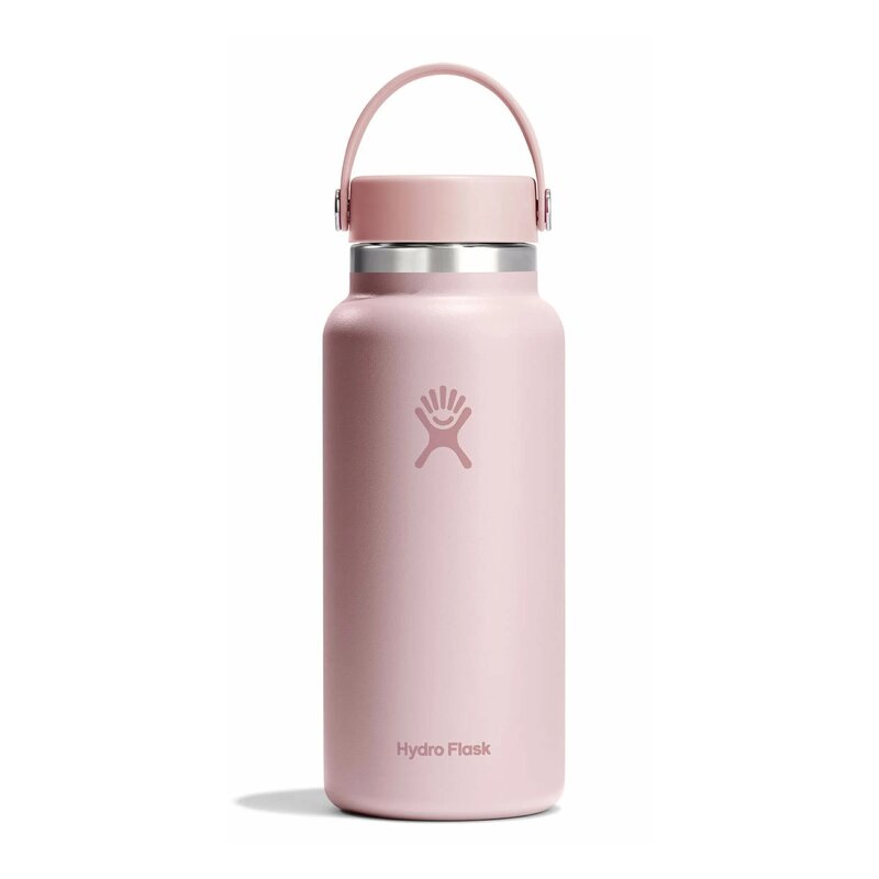 Butelka termiczna HYDRO FLASK Wide Mouth Flex Straw Cap Trillium 946 ml Różowy