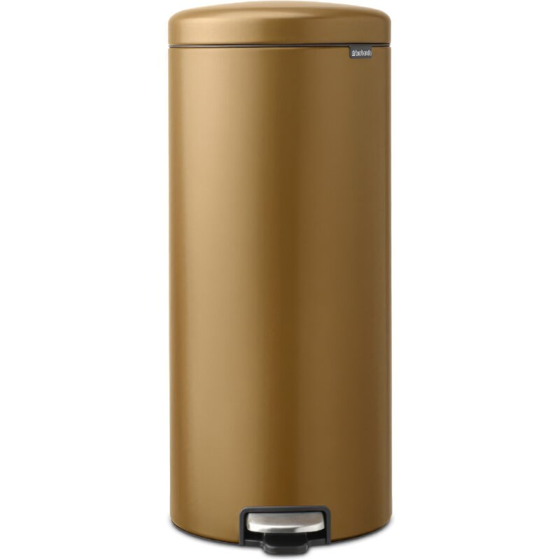 Kosz na śmieci z pedałem BRABANTIA NewIcon 238581 30L Mosiądz