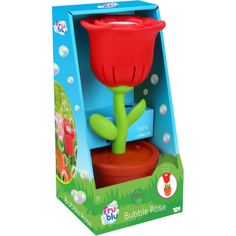 Zabawka FRU BLU Bubble Rose + Płyn DKF0910