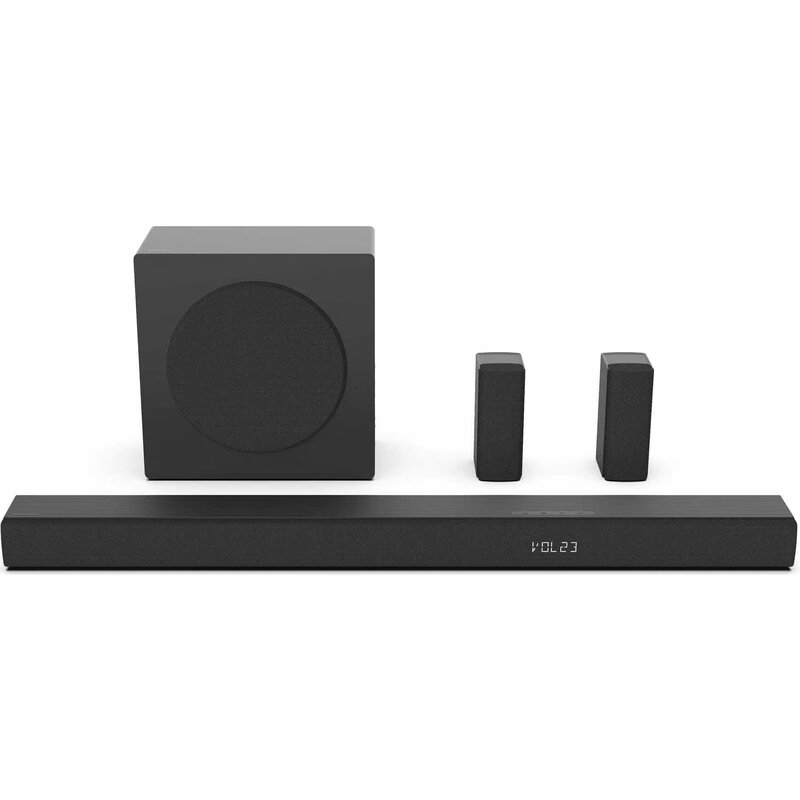 Soundbar HISENSE HS5100 Czarny 5.1-kanałowy, HDMI ARC, DTS Virtual:X, Dolby Digital Plus, BT, Możliwość montażu na ścianie