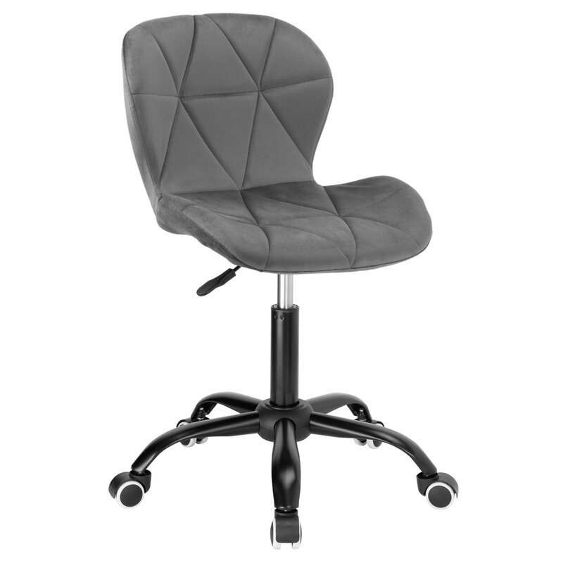 Fotel biurowy EHOKERY Spiner Czarno-szary