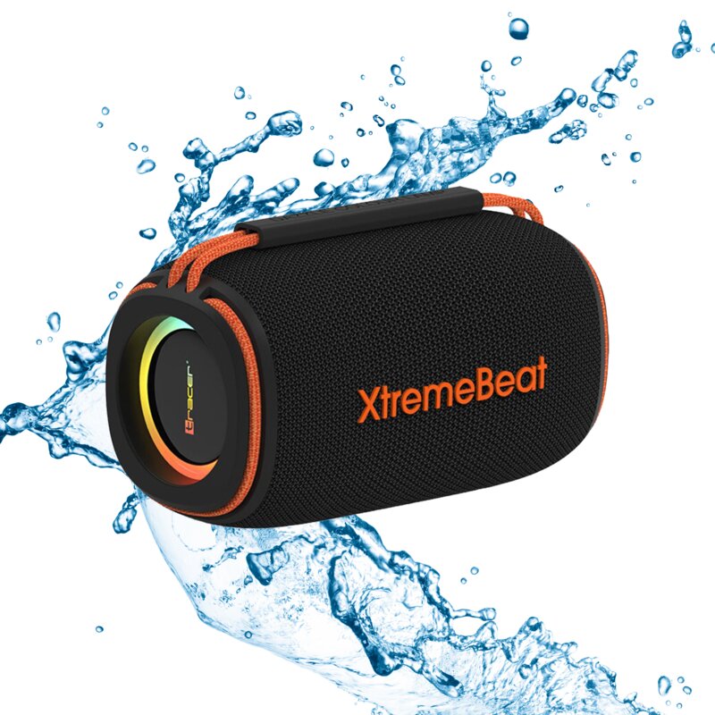 Tracer Głośnik XtremeBeat Mid TWS BT RGB Czarny