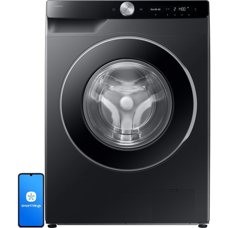 Pralka SAMSUNG Seria 6000 WW90DG6G94LB 9kg Slim 48cm 1400obr AI EcoBubble, Energy Mode, Panel AI Control, Pranie optymalne Sterowanie smartfonem