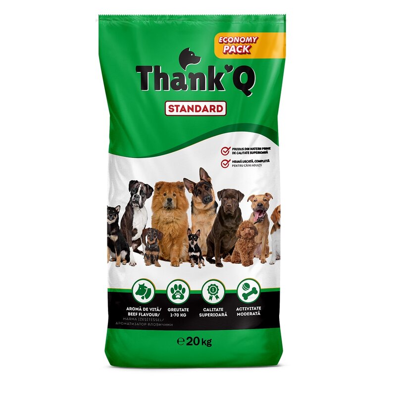 THANK'Q Standard Wołowina - sucha karma dla psa - 20kg