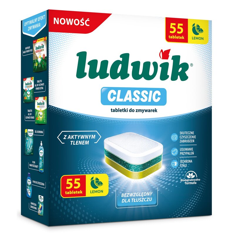 Tabletki do zmywarek LUDWIK Classic 55 szt.