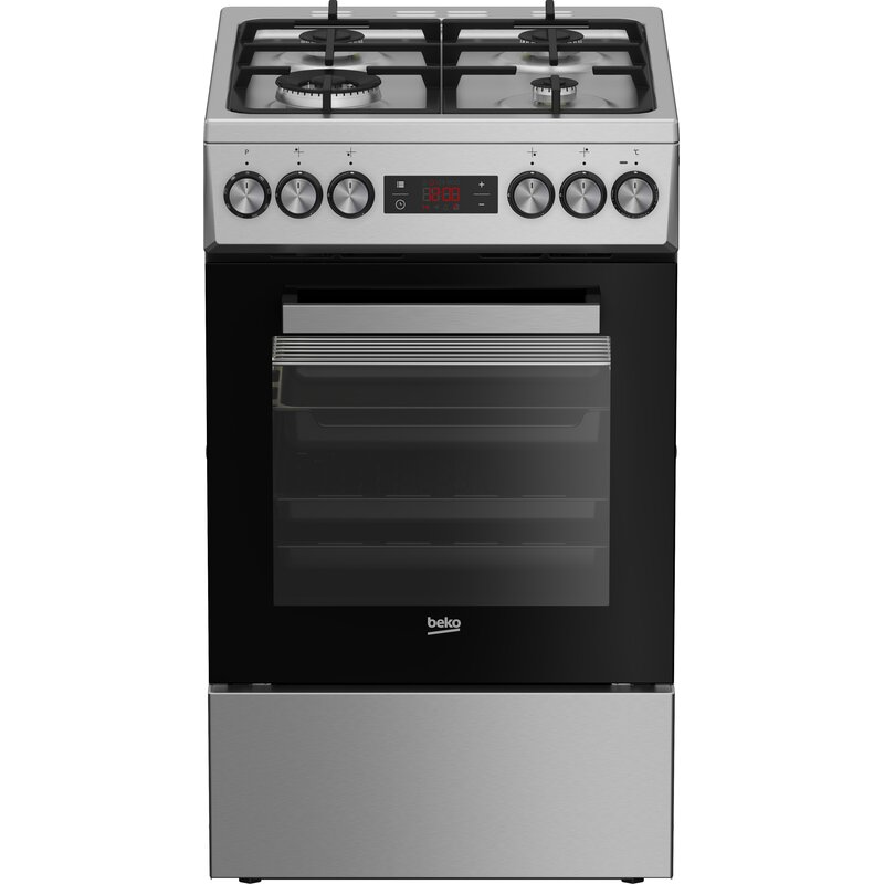 Kuchnia gazowo-elektryczna BEKO FSM51331DXDT Pieczenie 3D Grill Termoobieg Wok 50cm
