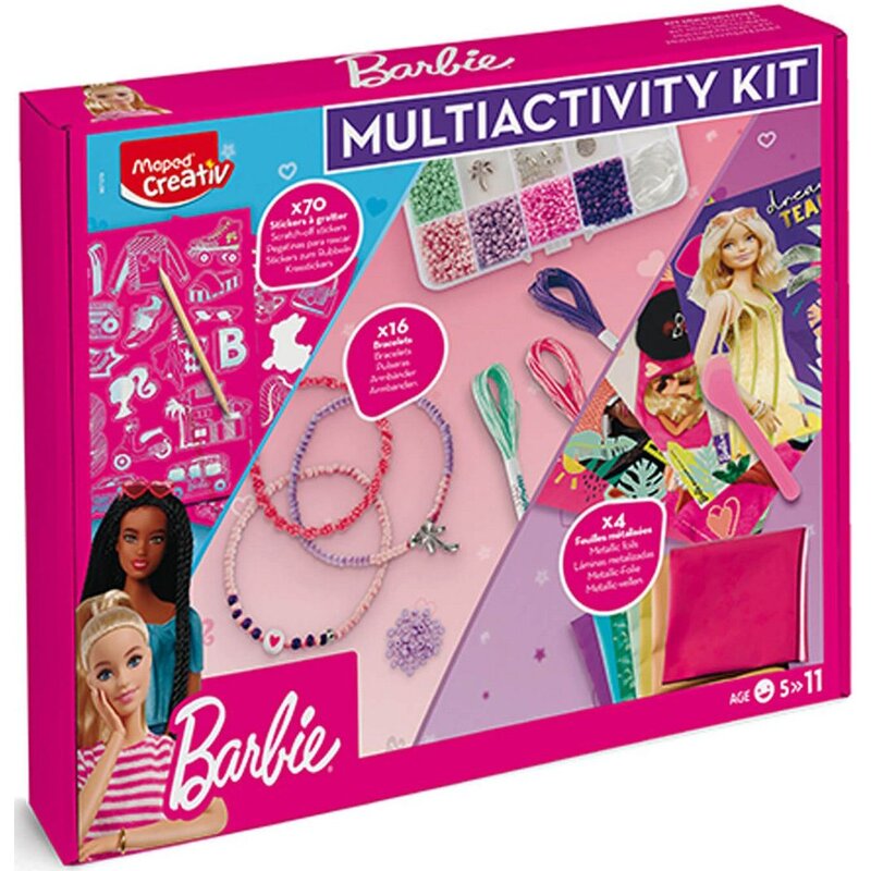 Zestaw kreatywny MAPED CREATIV Barbie Twórcze aktywności 907079