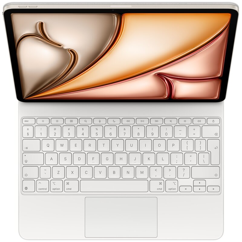 Klawiatura APPLE Magic Keyboard do iPada Air 13 cali (M3) - angielski (międzynarodowy) MDFW4Z/A Biały