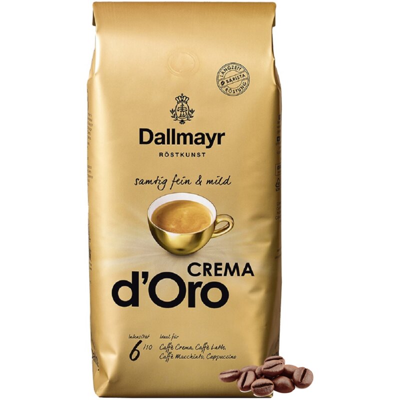 Kawa Ziarnista Dallmayr Crema d'Oro Mieszana Ziarno Do Ekspresu 1 kg