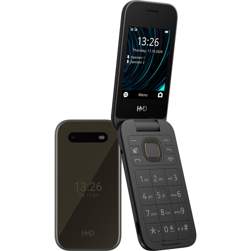 Telefon HMD 2660 Flip Dual Sim Czarny