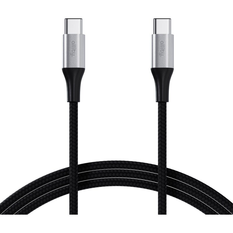 Kabel USB-C - USB-C ALLITY AUC-01 100W 1 m Czarny