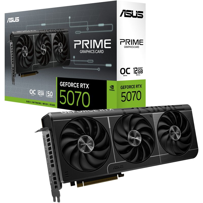 Karta graficzna ASUS Prime GeForce RTX 5070 OC 12GB DLSS 4.5
