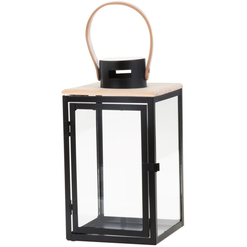 Lampion MY HOME Dark Leather 66582 Czarno-ecru