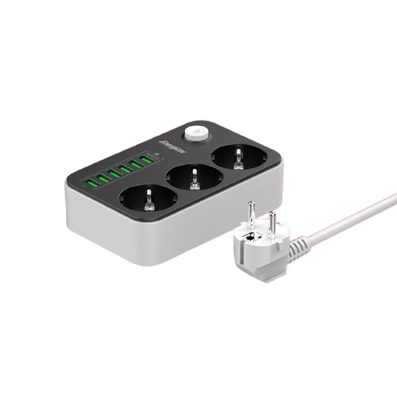 Listwa ENERGIZER EPB2500W01EU (2 m) Czarno-biały