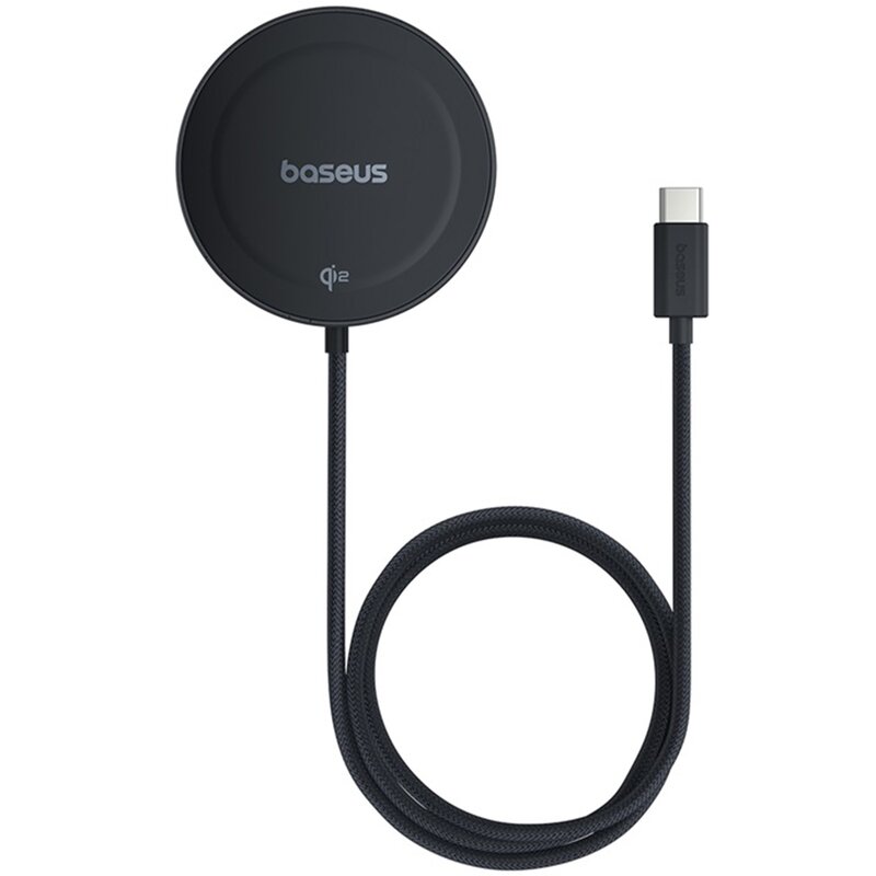 Ładowarka indukcyjna BASEUS Simple Mini 4 15W Czarny Qi2 MagSafe
